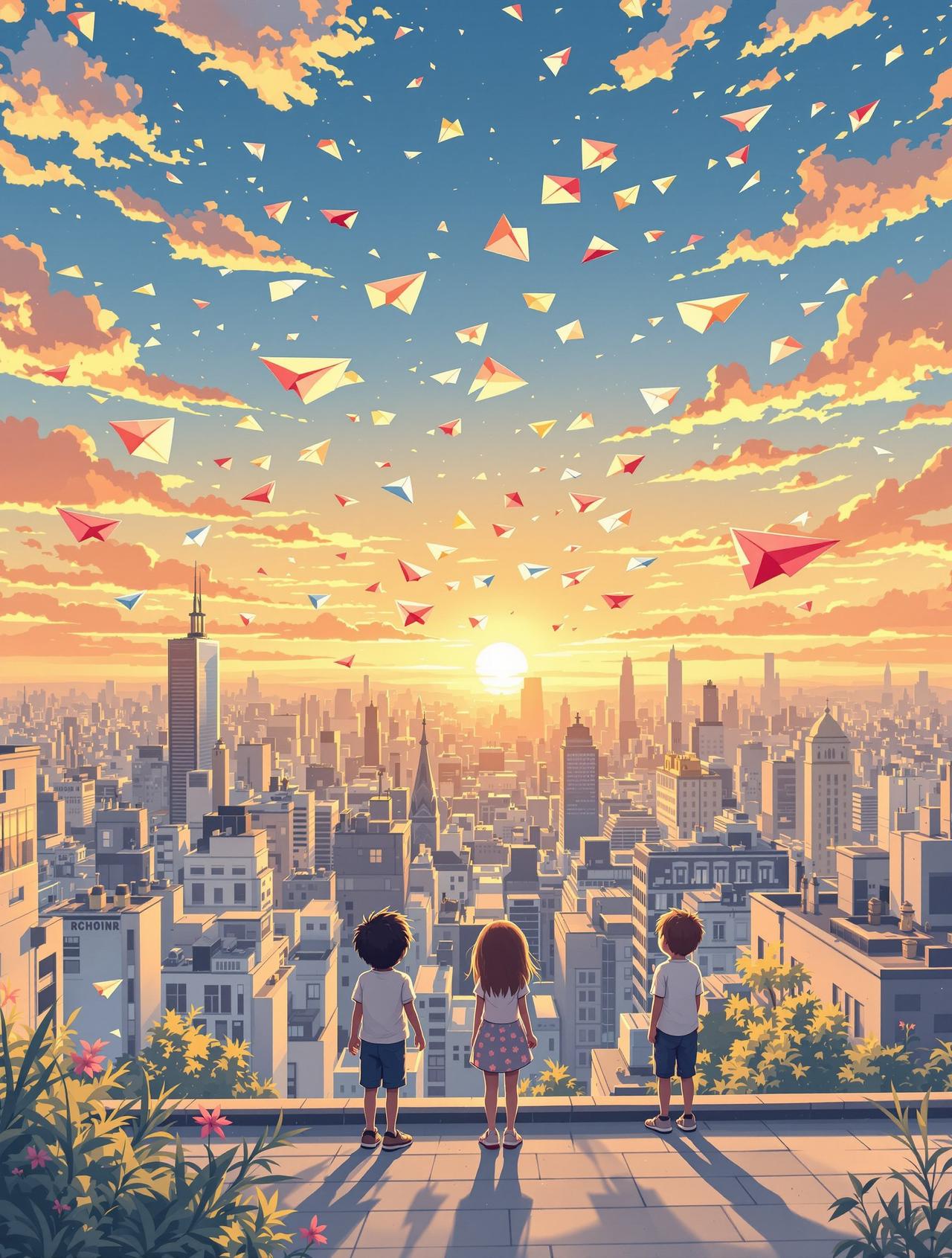 纸飞机信使 - 乐可漫画连载作品封面